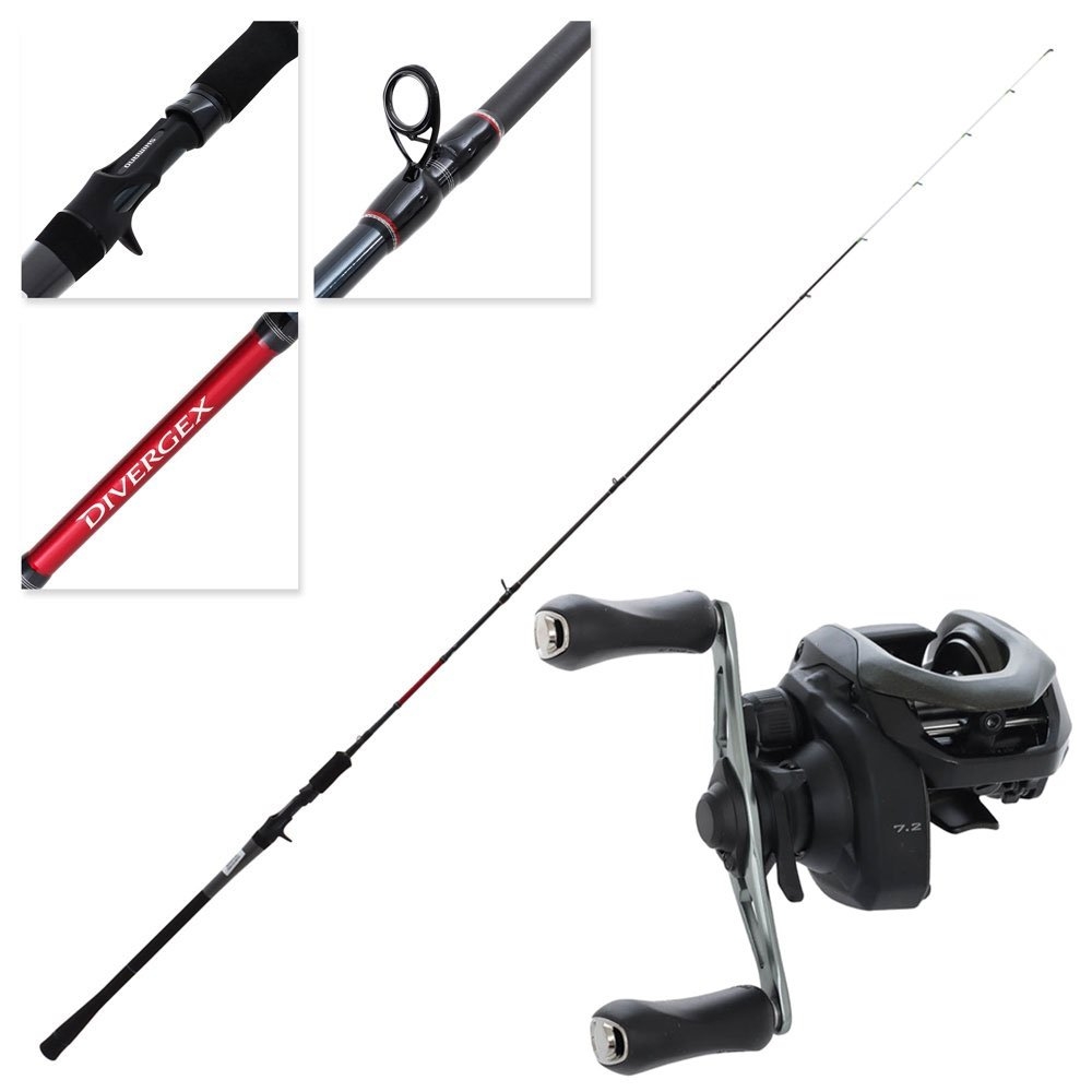 Shimano Caius 150HGC Divergex Slow Jig Combo 6ft 6in PE1.5 1pc