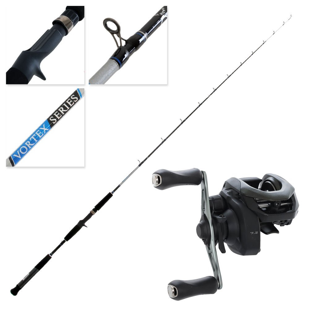 Shimano Caius 150HGC Vortex Inshore Slow Jig Combo 6ft 6in 6-10kg 1pc