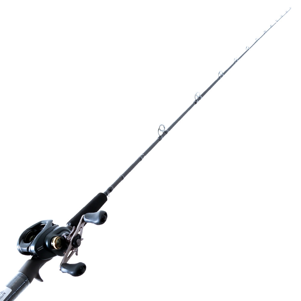 Shimano Curado 200HG K Blackout Baitcasting Combo 7ft 7-28g 2pc