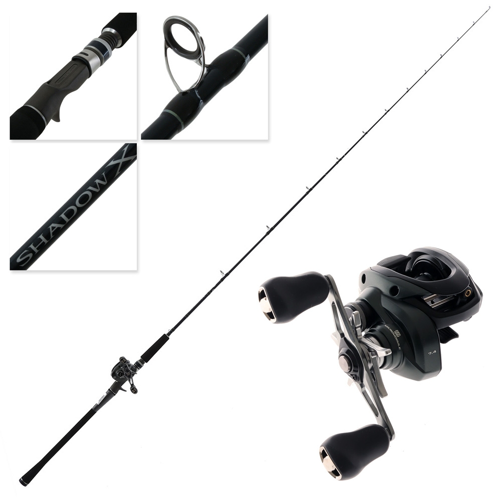 Shimano Curado MGL 150 HG Shadow X Baitcasting Combo 7ft 4-6kg 2pc