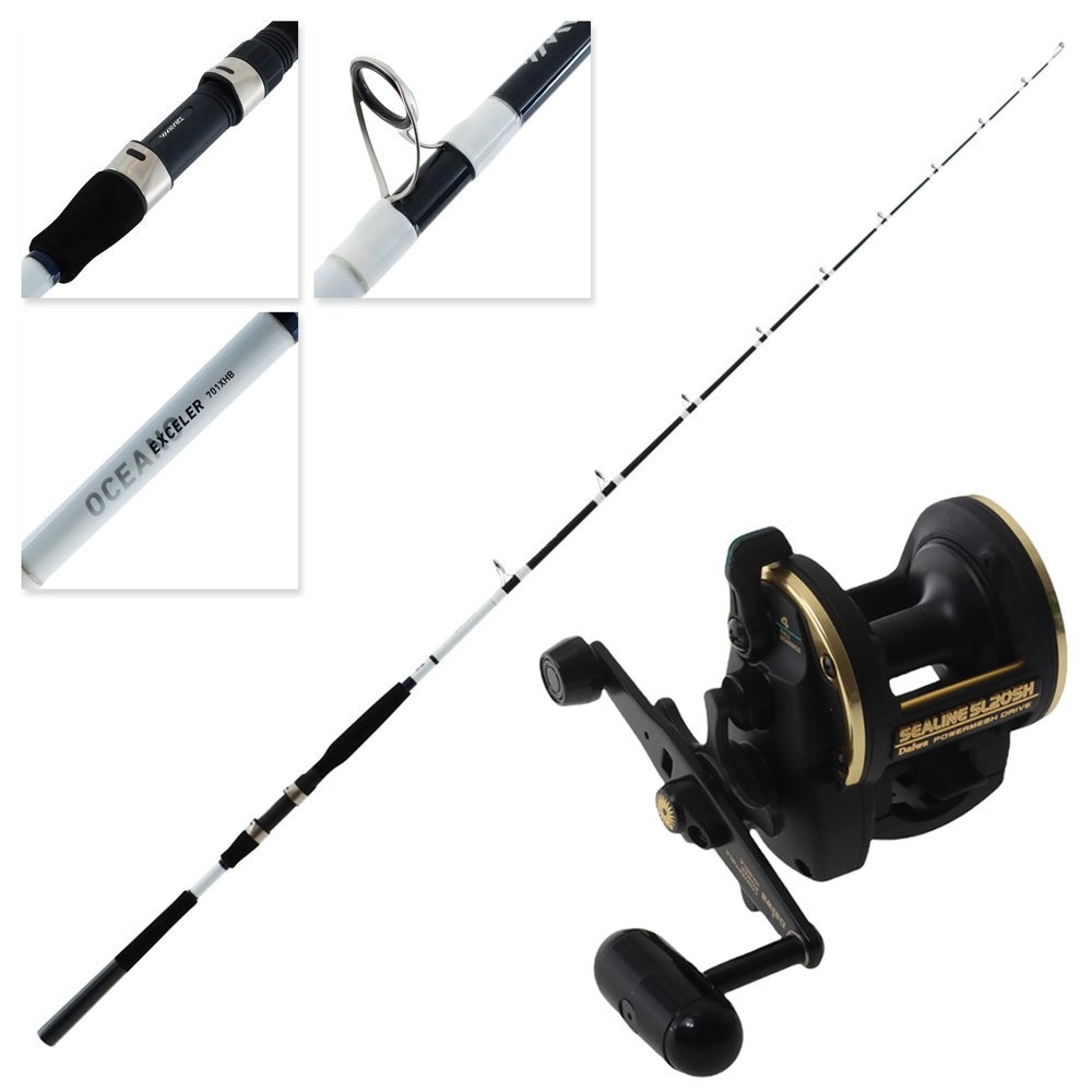 Daiwa Summer Stunner Sealine SL-20SH Exceler Oceano 701XHB Strayline OH ...