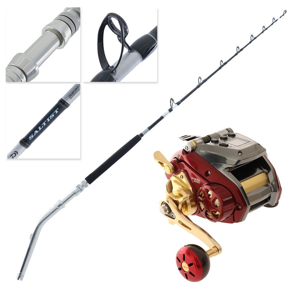 Daiwa Seaborg 800MJ Procyon Dendoh Saltist Bent Butt Electric Game Combo 5ft 6in PE6-10 2pc
