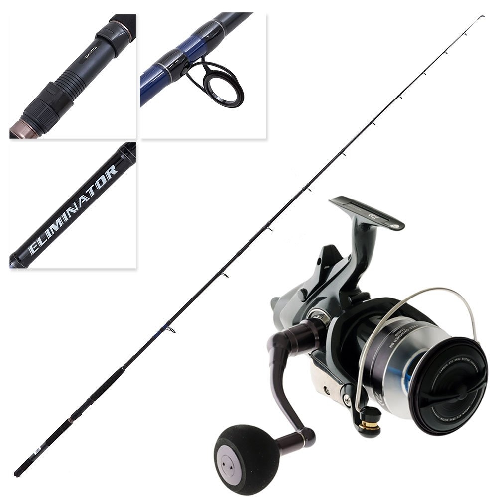 Daiwa Free Swimmer 10000 BR Eliminator Spinning Rock Combo 9ft 6in 10-15kg 2pc