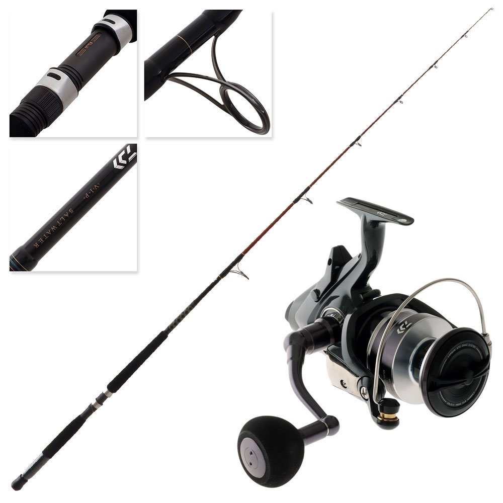 Daiwa 22 Free Swimmer 8000 BR VIP Spinning Boat Combo 7ft 12-20lb 1pc