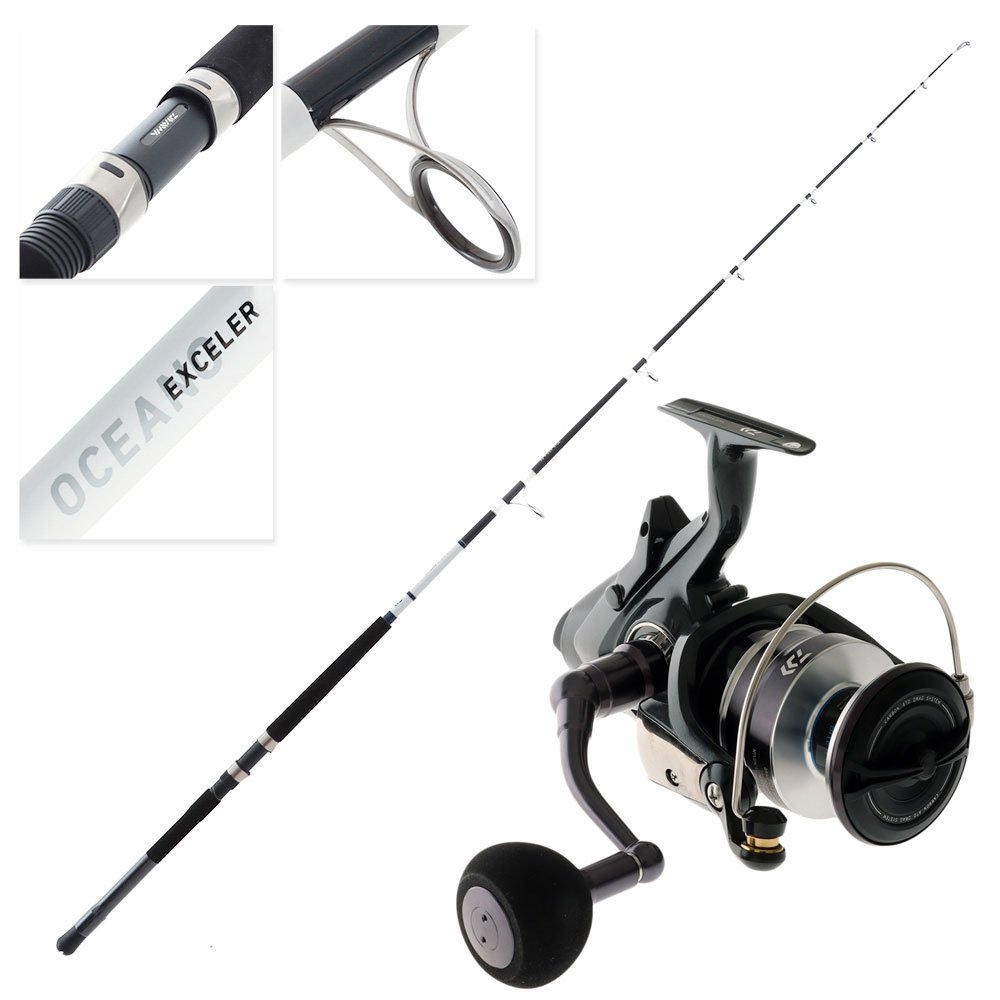Daiwa Free Swimmer 8000 BR Exceler Oceano Spinning Strayline Combo 7ft 8-10kg 1pc