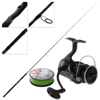 Daiwa TD Black MQ 3000D IV BaitJunkie Softbait Spin Combo with Braid 7ft 10in 4-8kg 2pc Thumbnail Daiwa TD Black MQ 3000D IV BaitJunkie Softbait Spin Combo with Braid 7ft 10in 4-8kg 2pc