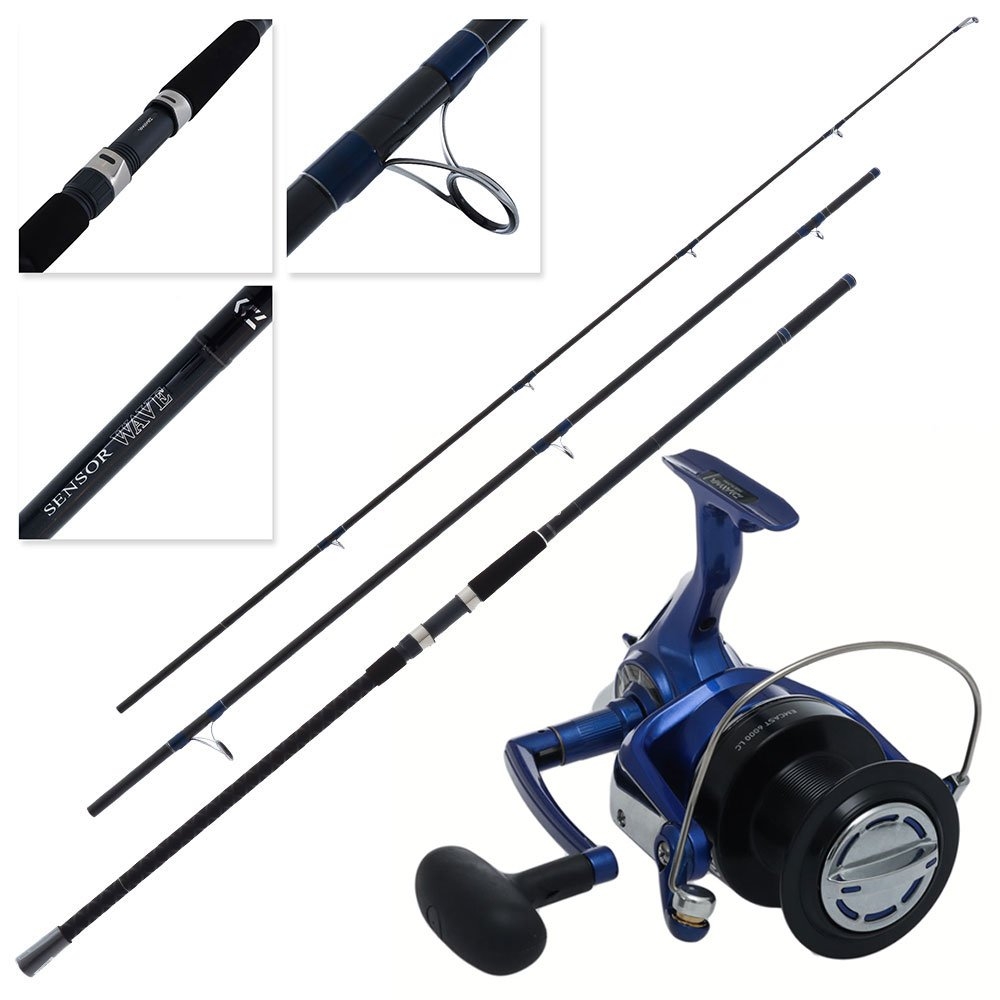 Daiwa Emcast 6000 LC 21 Sensor Wave Surf Combo 14ft 8-15kg 3pc