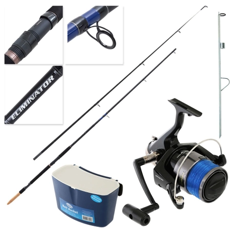 Daiwa Procyon 5500 Eliminator Surf Combo with Beach Spike and Bait Bucket 13ft 10-15kg 3pc