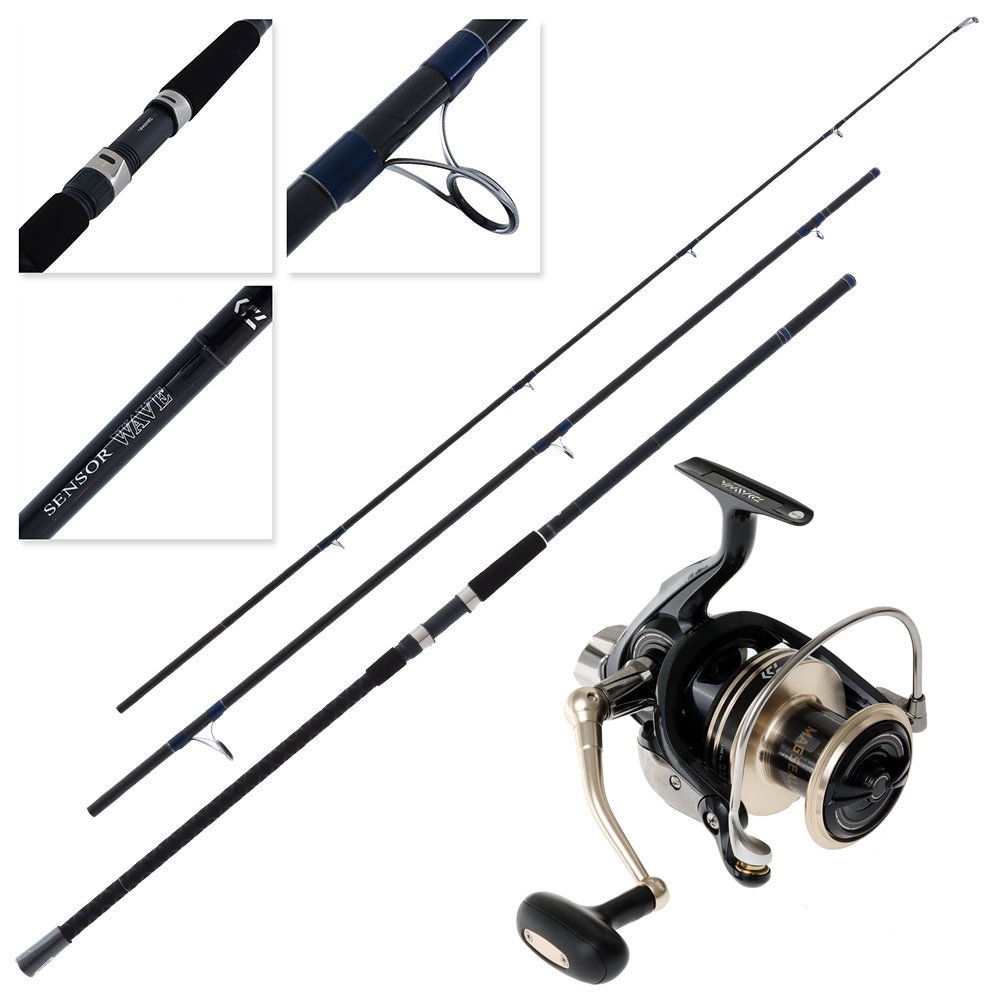 Daiwa Windcast 6000 Sensor Wave Surf Combo 14ft 8-15kg 3pc