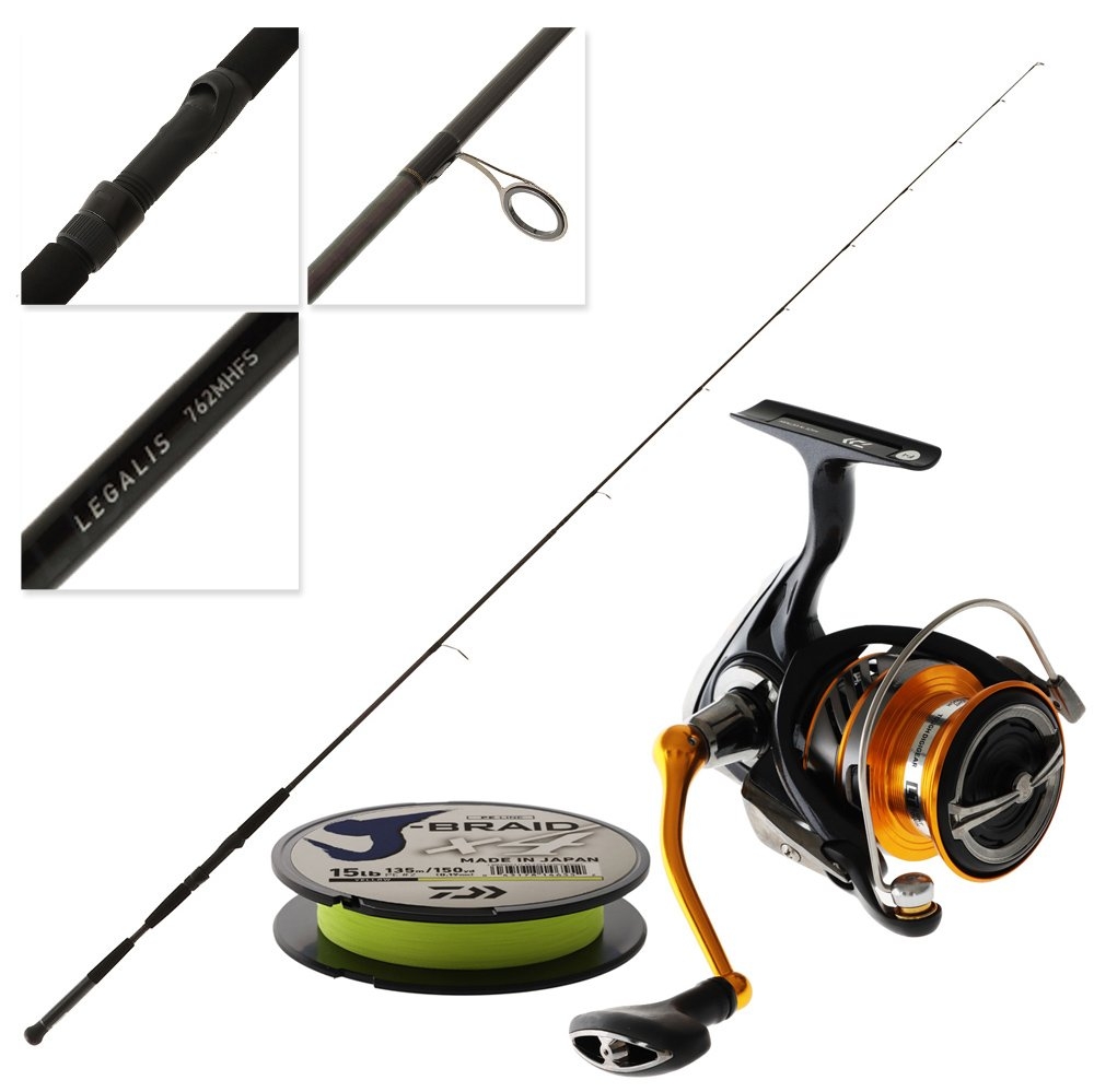 Daiwa 19 Revros LT 4000-C Legalis II 762MHFS-NZ Light Tackle Spinning Combo with Braid 7ft 6in 2pc