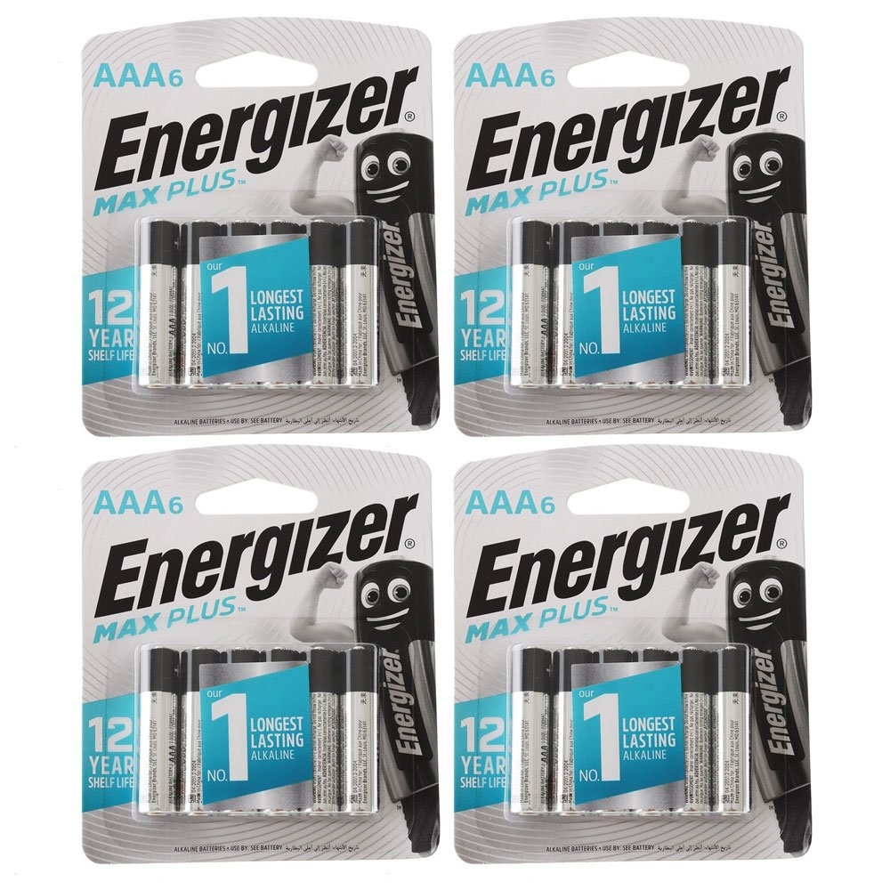 Energizer Max Plus AAA Alkaline Battery 24-Piece Value Pack