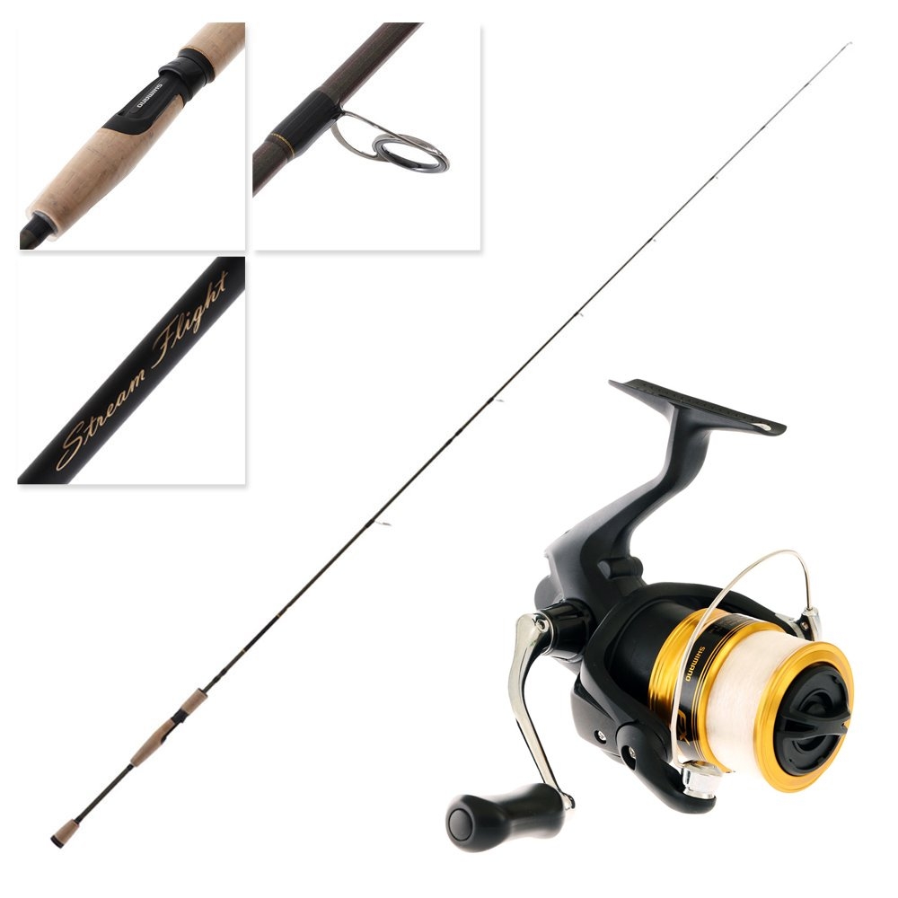 Shimano FX 2500 FC Stream Flight Light Freshwater Spin Combo 7ft 6in 2-5kg 2pc