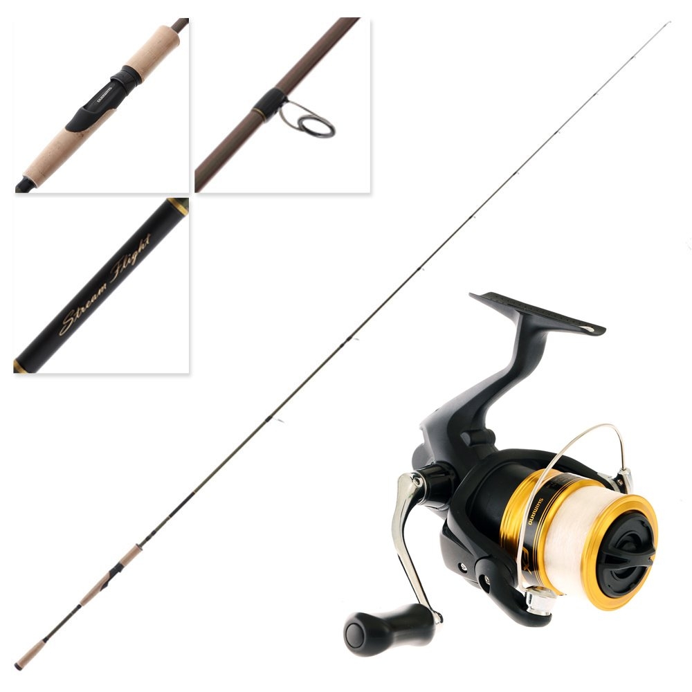 Shimano FX 2500 FC Stream Flight ML Freshwater Spin Combo 8ft 3-6kg 2pc