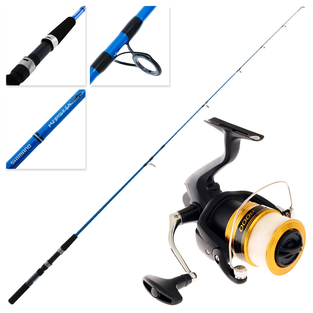 Shimano FX 4000 FC Kidstix Blue Kids Combo with Line 6ft 2-5kg 2pc