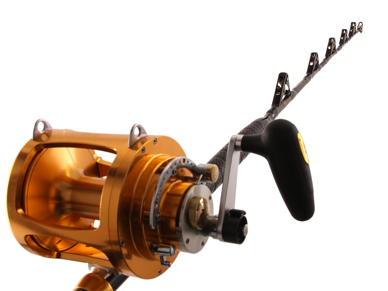 TiCA 80WTS Kilwell Fully Rollered 2-Speed Big Game Combo 5ft 6in 37kg 1pc