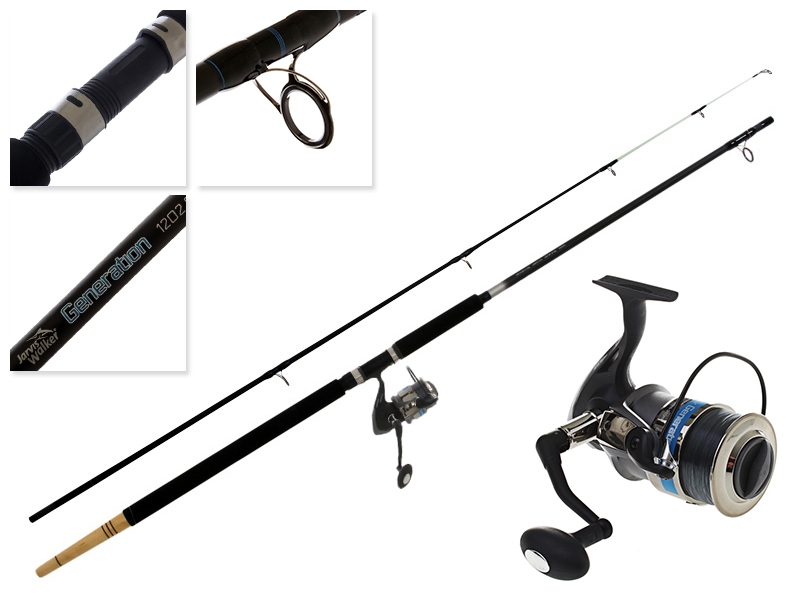 Jarvis Walker Generation 800 with Line and Generation 1202 Surfcasting Combo 12ft 5-10kg 2pc