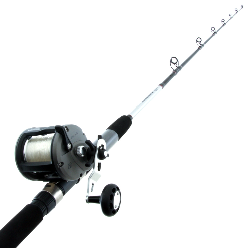 Jarvis Walker Rampage 30 Overhead Boat Combo with Line 6ft 10-15kg 1pc Jarvis Walker Rampage 30 Overhead Boat Combo with Line 6ft 10-15kg 1pc