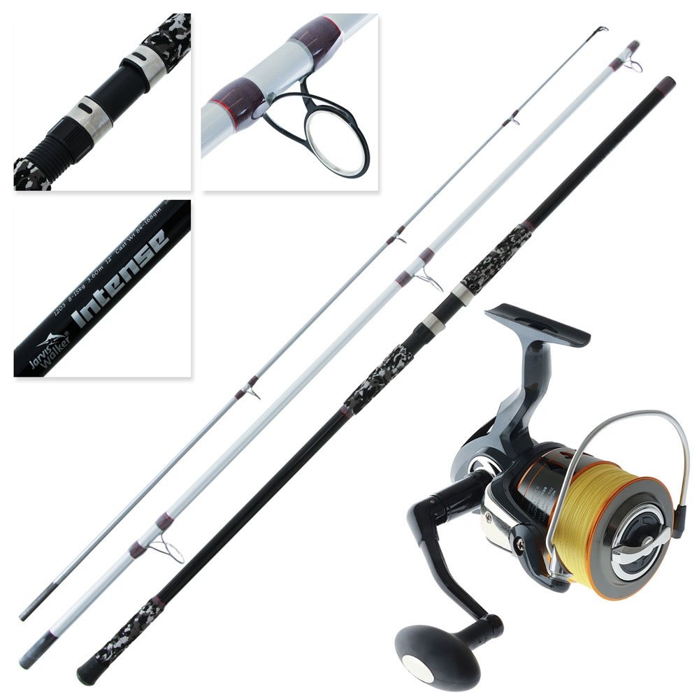 Jarvis Walker Applause 8000 Intense 1203 Surf Casting Combo with Line 12ft 8-12kg 3pc