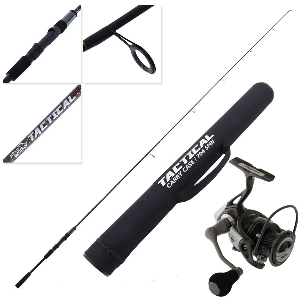 Jarvis Walker FST 2000 Tactical 704ULFS Travel Spin Combo 7ft 2-4kg 4pc