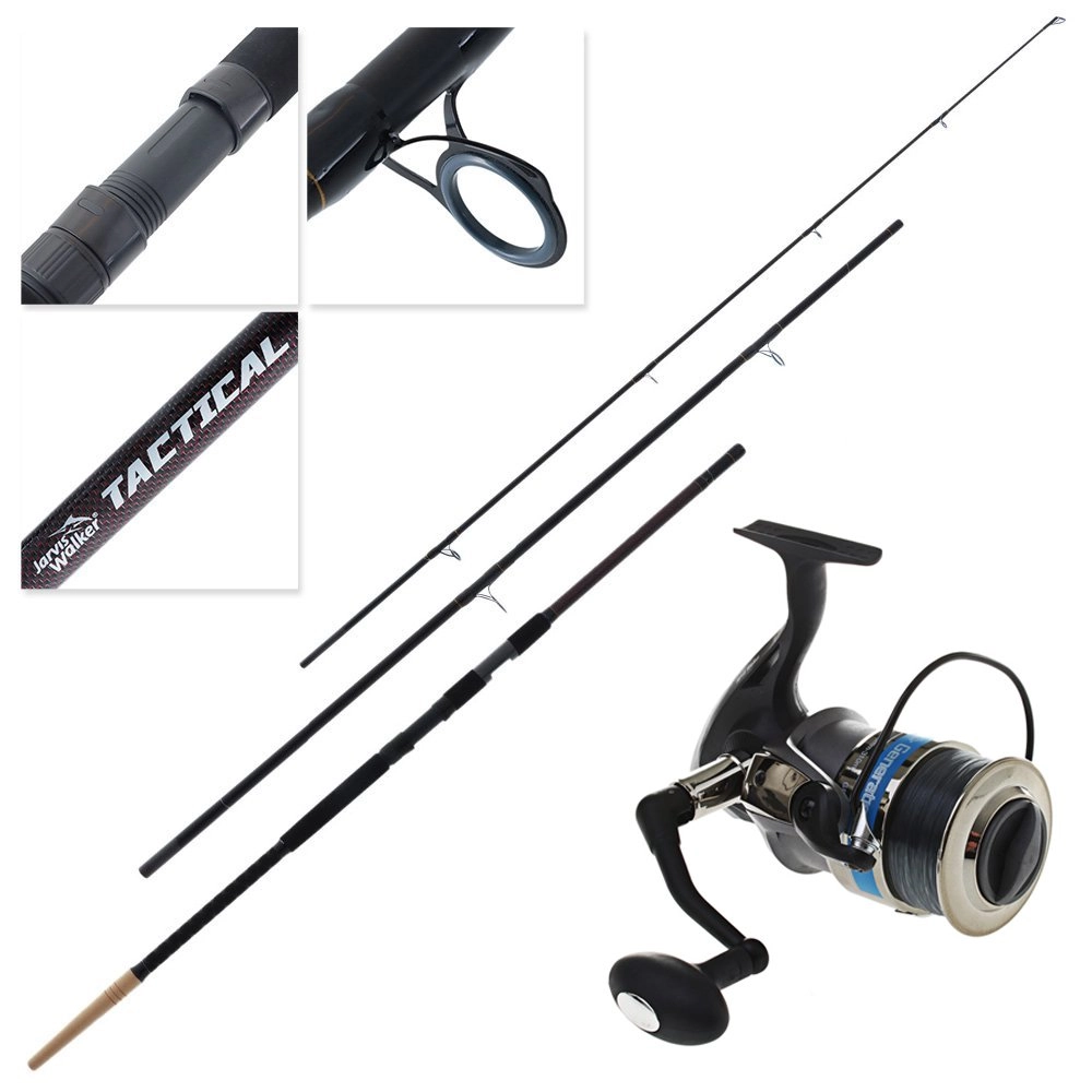 Jarvis Walker Generation 800 Tactical Surf Spin Combo with Line 14ft 3pc Jarvis Walker Generation 800 Tactical Surf Spin Combo with Line 14ft 3pc