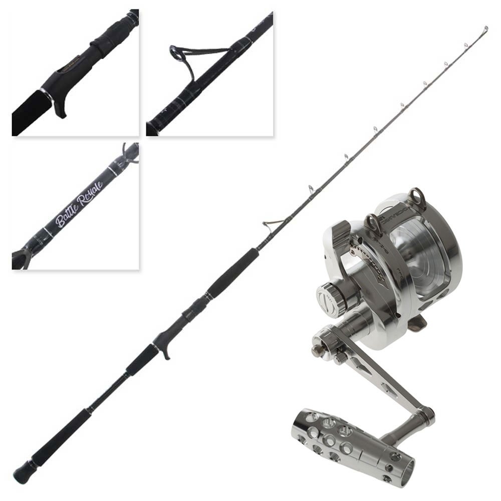 Maxel Oceanic Jig Star Battle Royale 2-Speed Jigging Combo 5ft 2in PE4-8 1pc