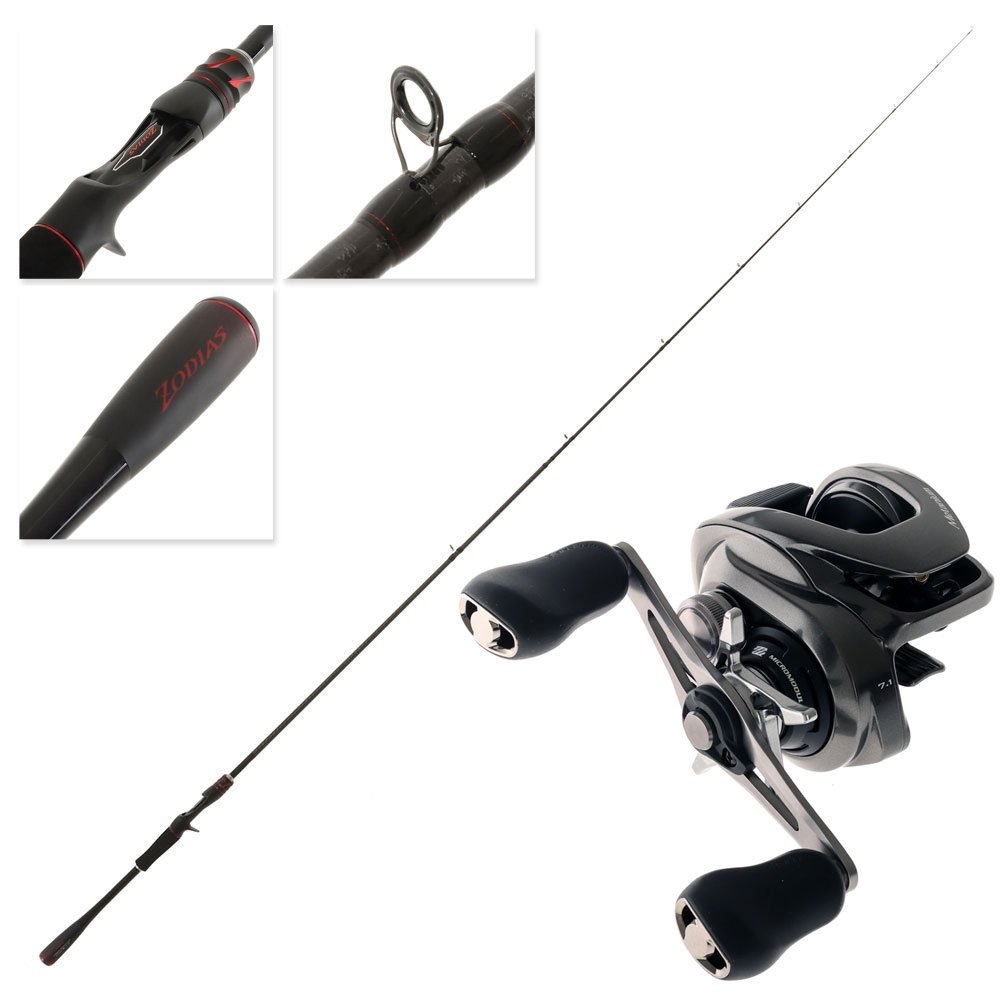 Shimano Metanium MGL150 HGB Zodias Baitcaster Combo 7ft 2in 7-14lb 2pc