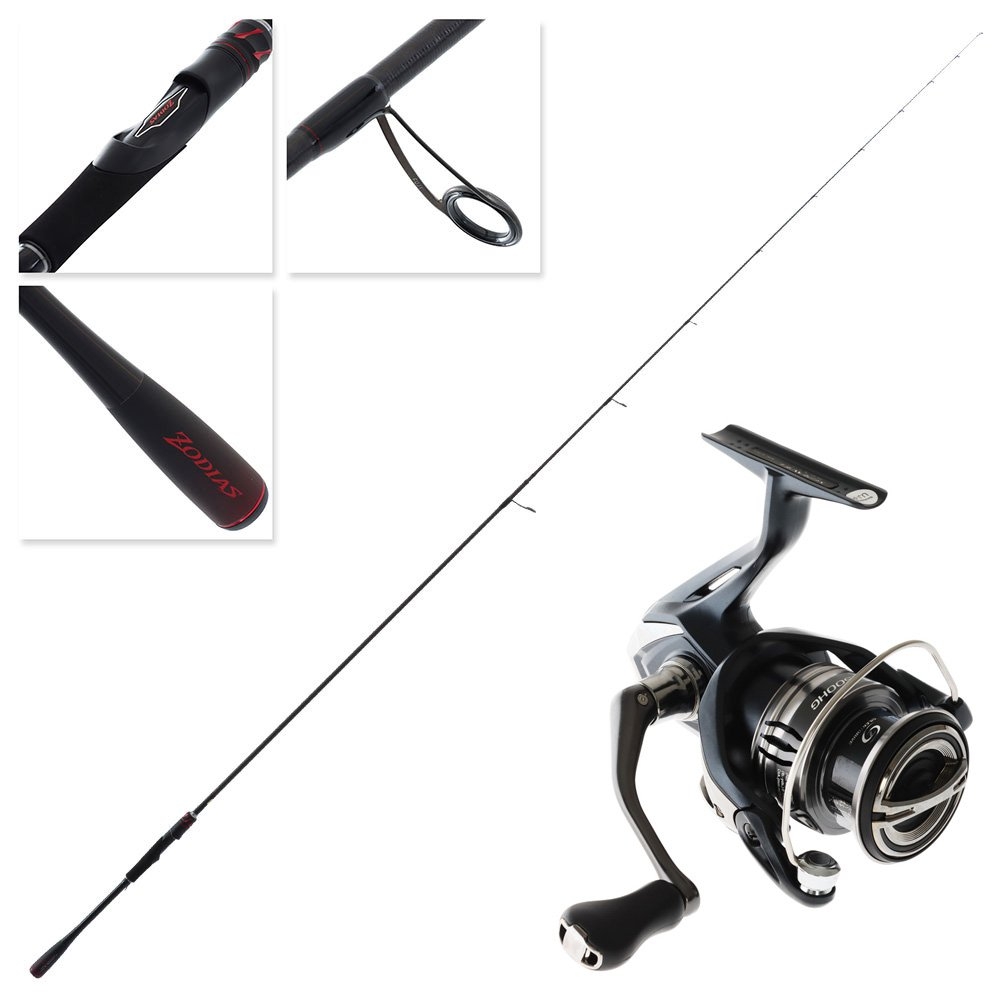 Shimano Miravel 2500 HG Zodias Medium Canal Spin Combo 8ft 2in 5-12lb 4.5-21g 2pc
