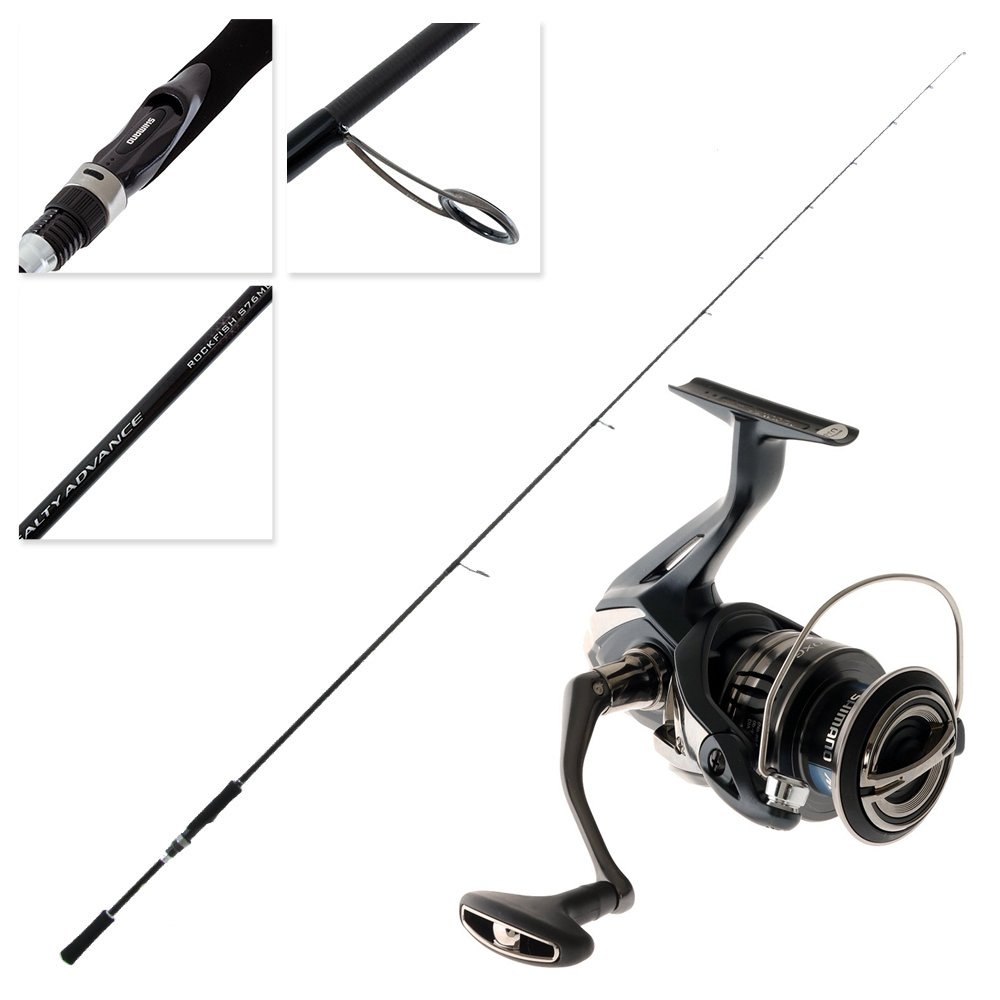 Shimano Miravel 4000 XG Salty Advance Softbait Combo 7ft 6in PE1.2 2pc