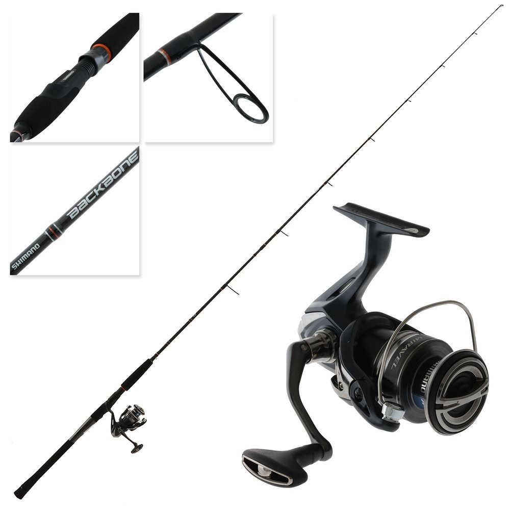 Shimano Miravel C3000 HG Backbone Softbait Spin Combo 7ft 2in 3-6kg 2pc
