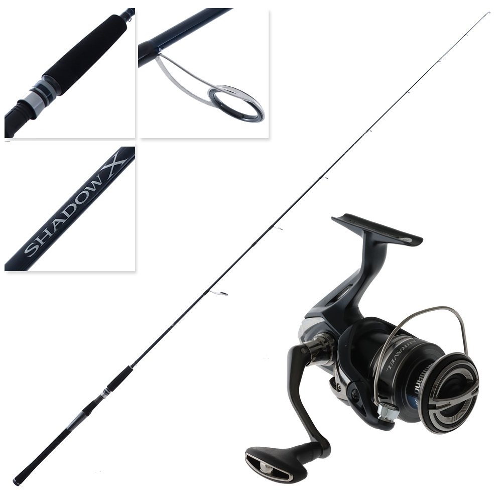 Shimano Miravel C3000 HG Shadow X Softbait Spin Combo 7ft 6in 4-7kg 7-28g 2pc