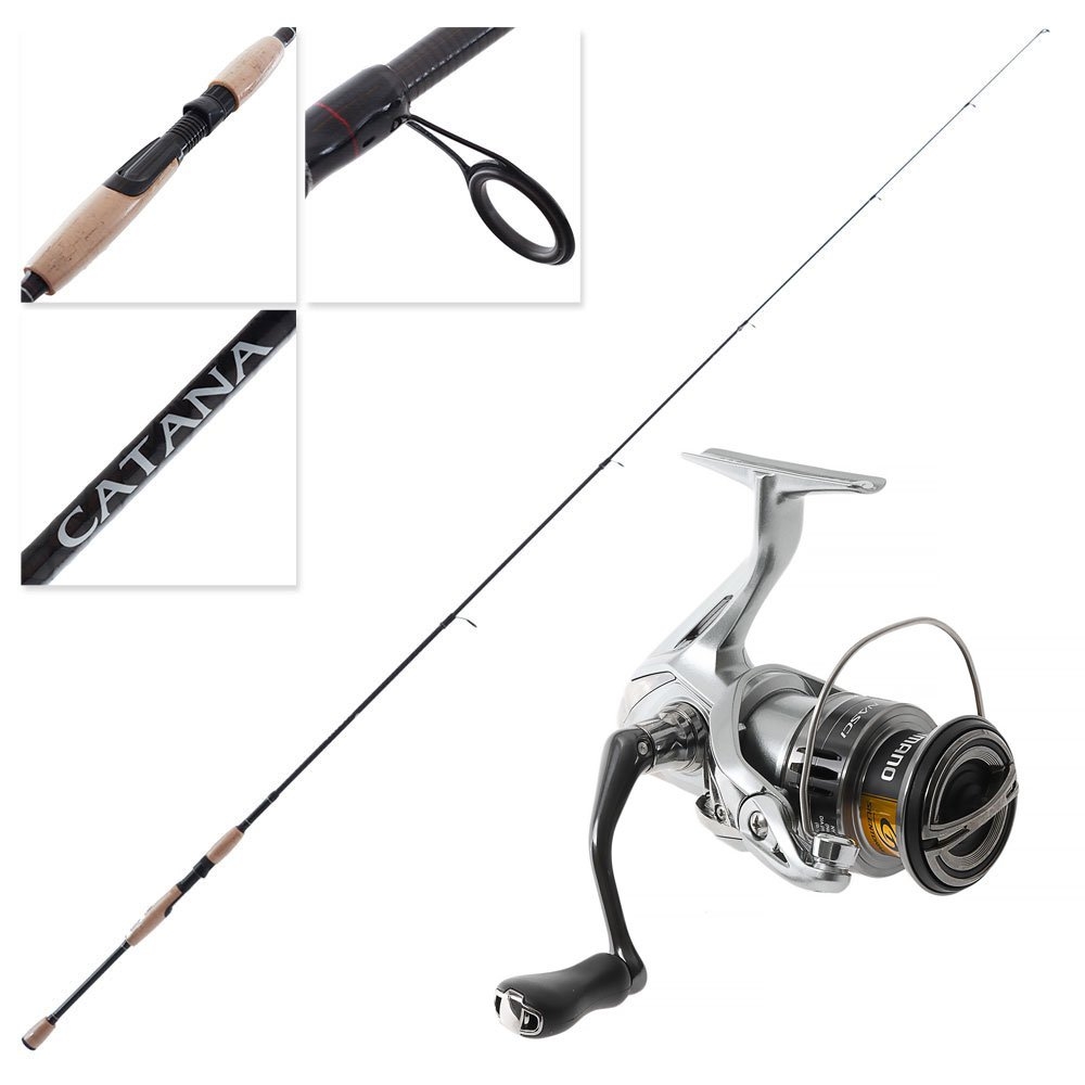 Shimano Nasci 2500HG FC Catana Telescopic Travel Spin Combo 7ft 3-5kg