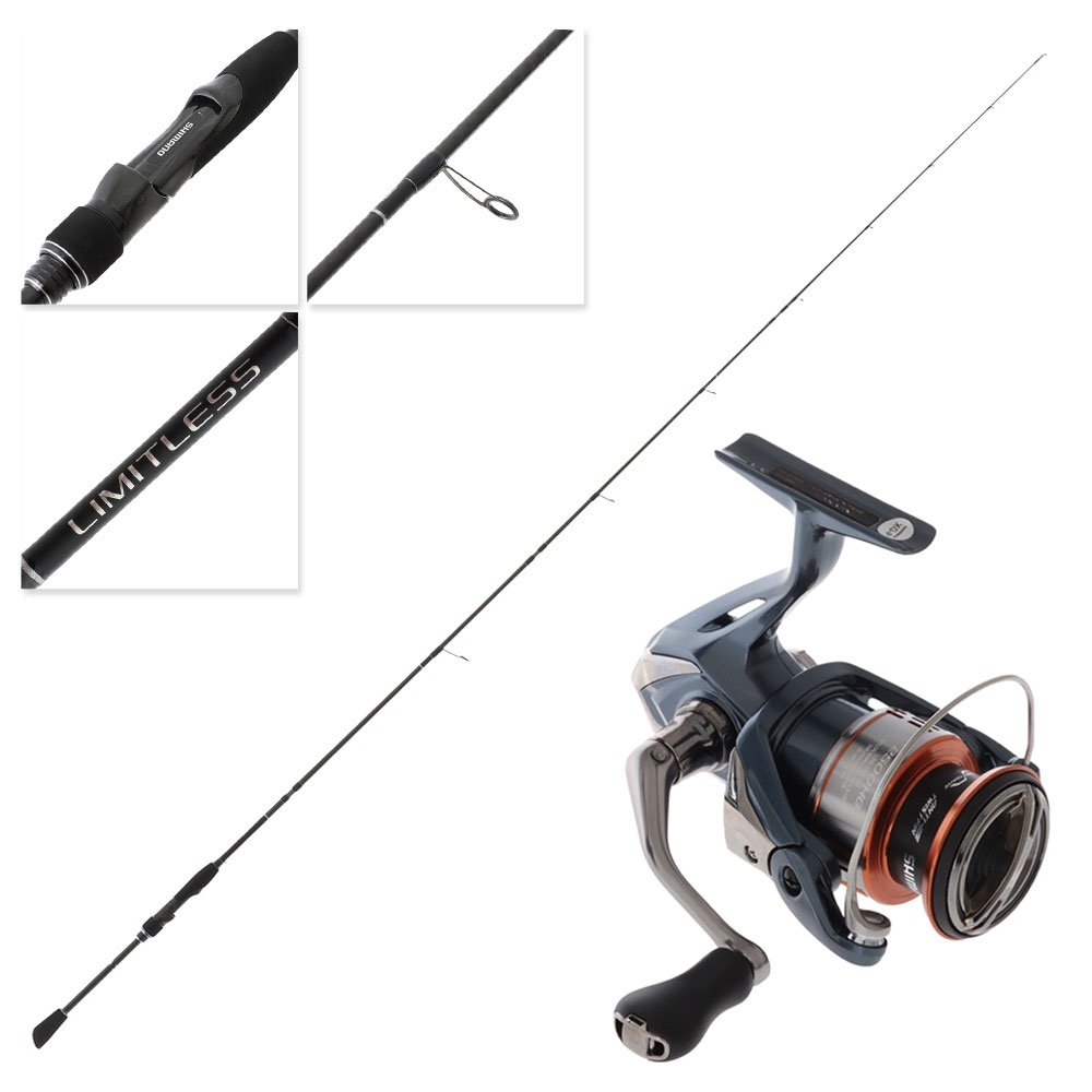 Shimano 25 Nasci 2500 HG FD Limitless Light Spinning Combo 7ft 3-5kg 4pc
