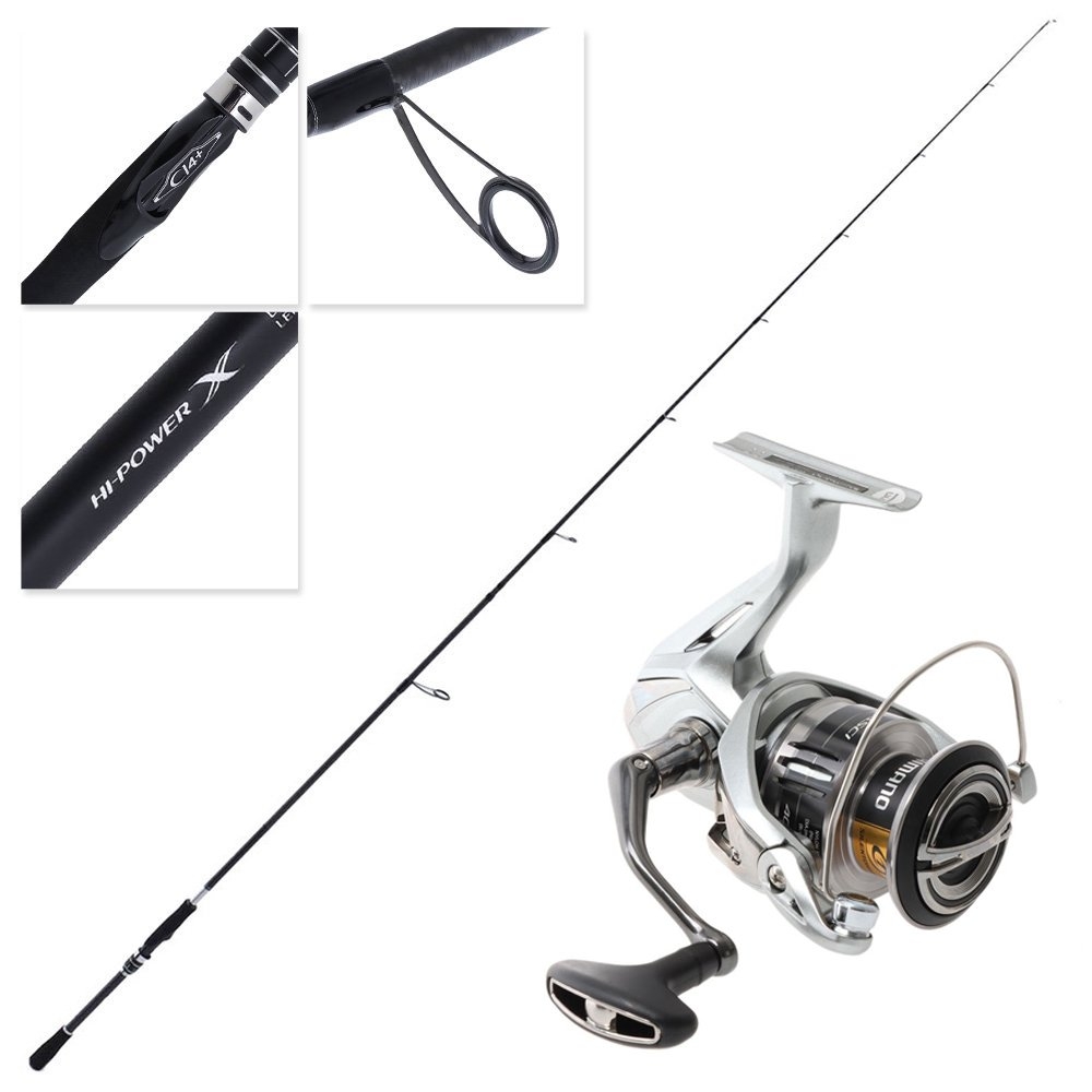 Shimano Nasci 4000XG FC Moonshot BS MH Softbait Spin Combo 7ft PE1-2.5 2pc