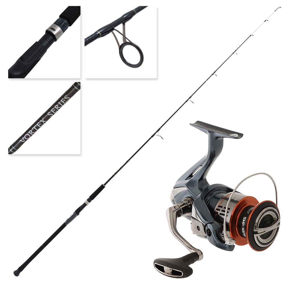 Shimano 25 Nasci 4000 XG FD Vortex Spinning Slow Jig Combo 6ft 6in 10-20lb 1pc
