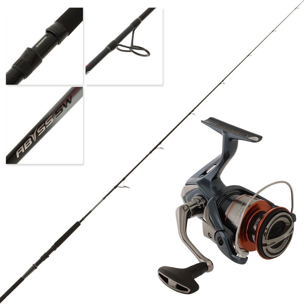 Shimano 25 Nasci C3000 HG FD 25 Catana Heavy Spinning Combo 7ft 5-10kg 2pc