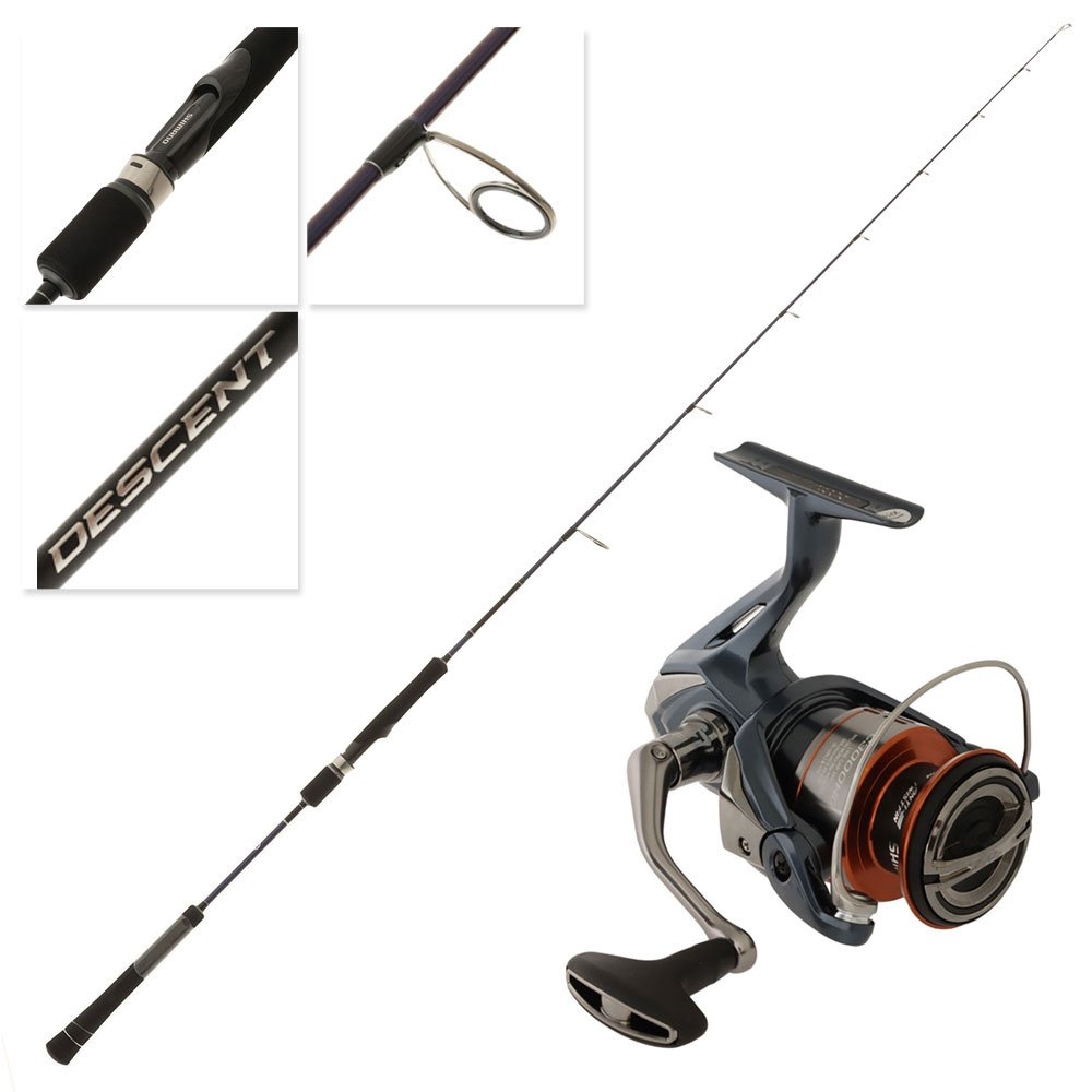 Shimano 25 Nasci C3000 HG FD Descent Type J Spinning Slow Jig Combo 5ft 8in PE2 Max 150g 1pc