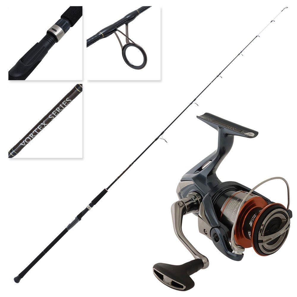 Shimano 25 Nasci C3000 HG FD Vortex Spinning Slow Jig Combo 6ft 6in 10-20lb 1pc