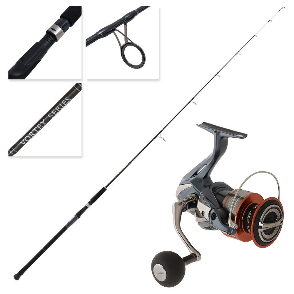 Shimano 25 Nasci C5000 XG FD Vortex Spinning Slow Jig Combo 6ft 6in 10-20lb 1pc