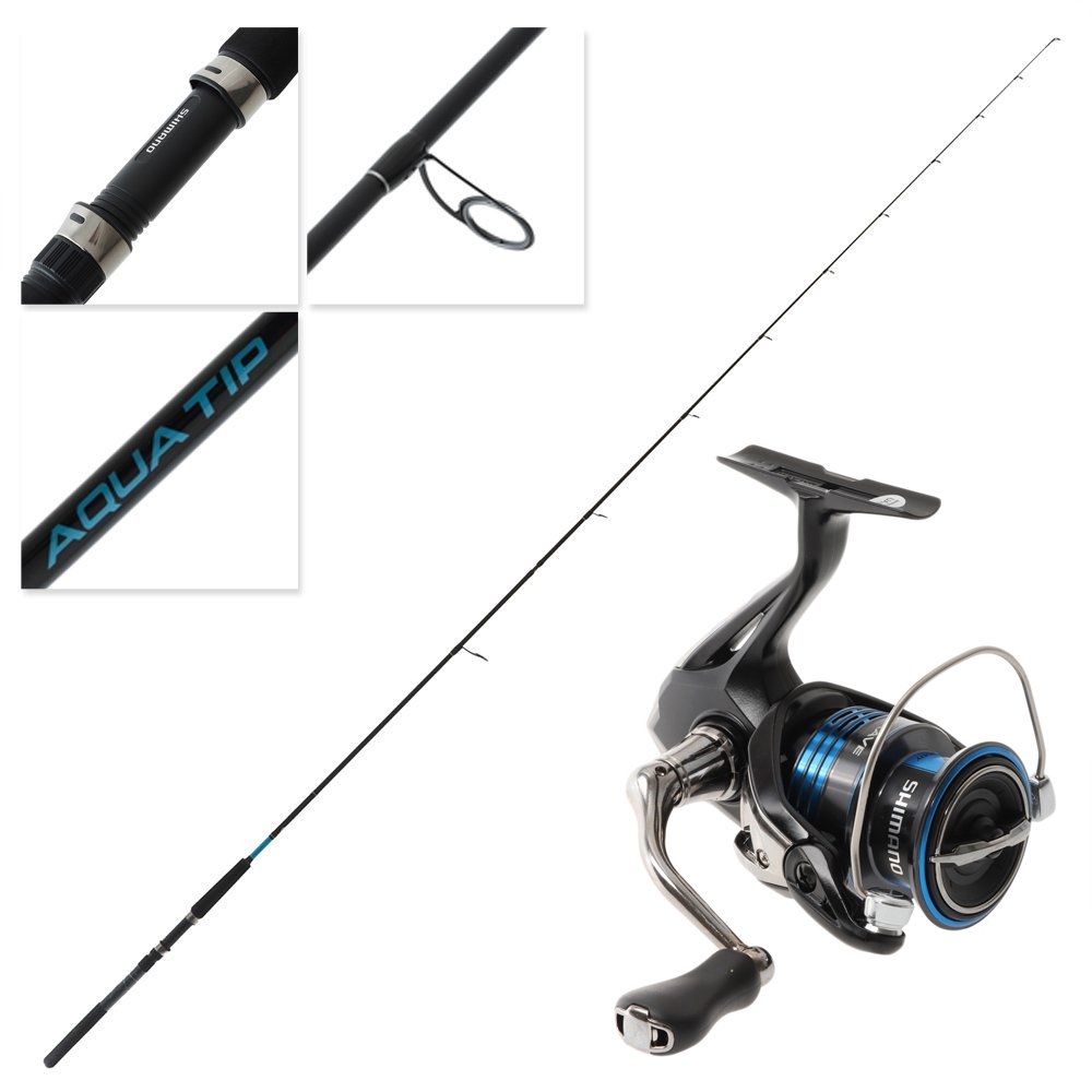 Shimano Nexave 2500HG FI 25 Aquatip Graphite Spin Combo 7ft 9in 3-6kg 2pc