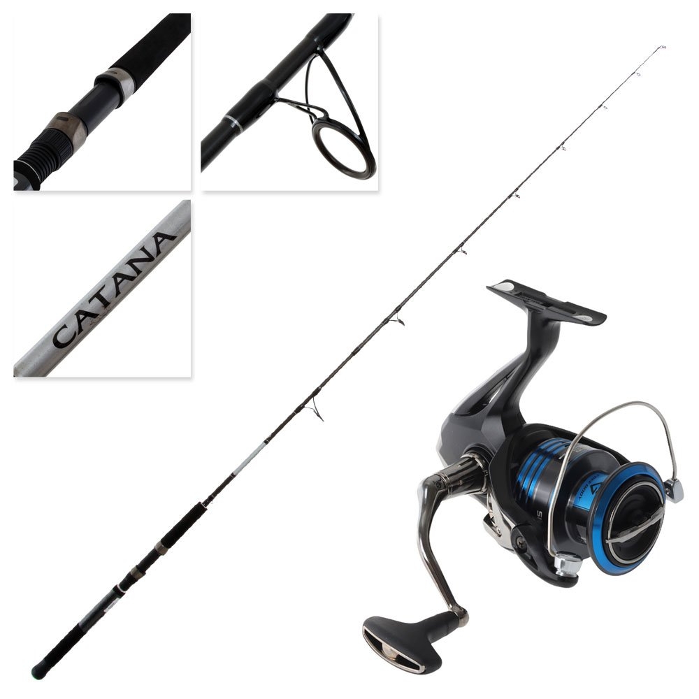 Shimano Nexave FI 4000 HG Catana Kayak Softbait Spin Combo 6ft 3in 5-8kg 2pc