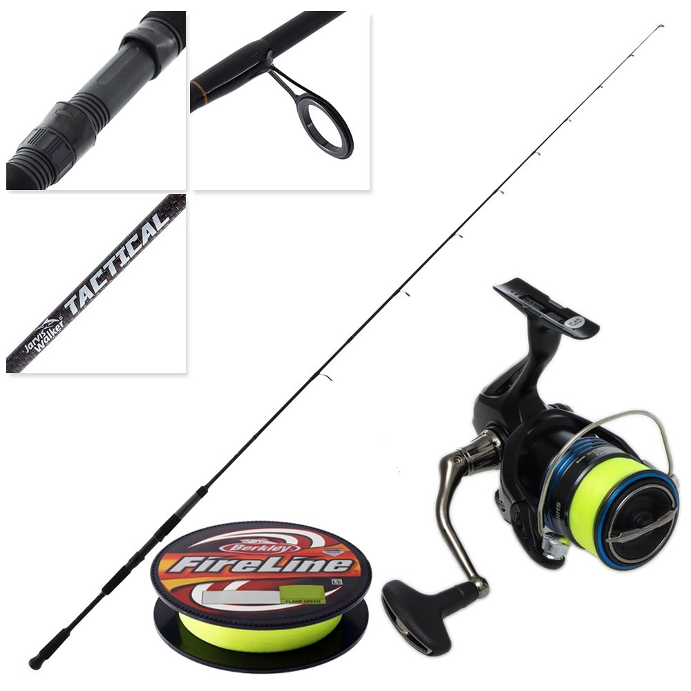 Shimano Nexave 3000HG Jarvis Walker Tactical Soft Bait Combo with Braid 7ft 6in 4-8kg 2pc