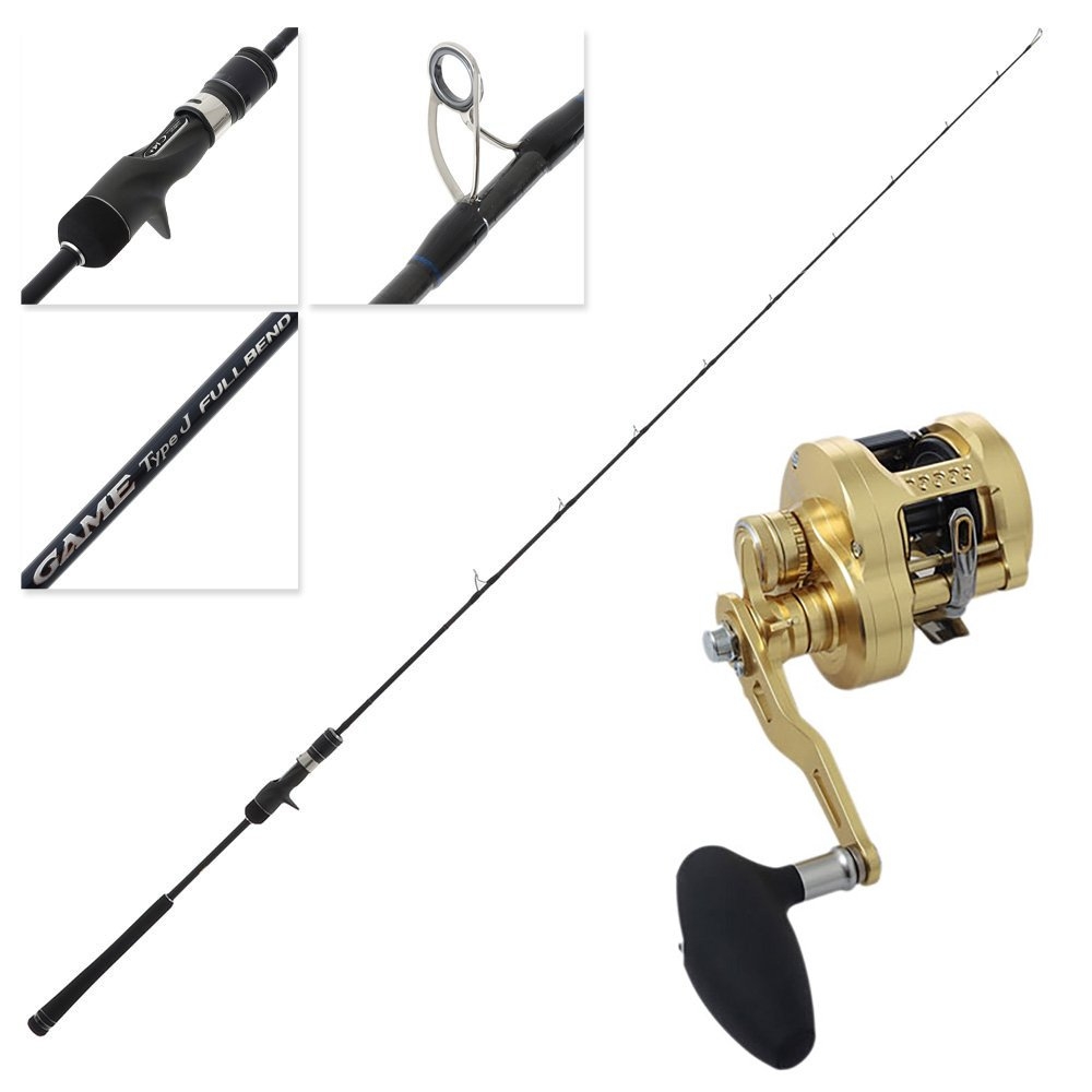 Shimano Ocea Conquest 300HG 24 Game Type J B60-4 Jigging Combo 6ft 330g 2pc