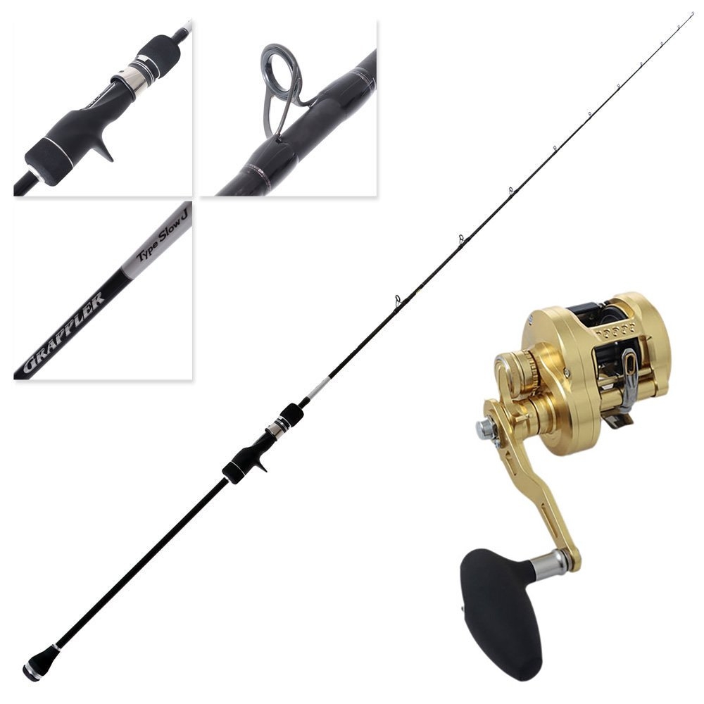 Shimano Ocea Conquest 300HG 25 Grappler Type SJ B664 Slow Jig Combo 6ft 6in 330g 2pc