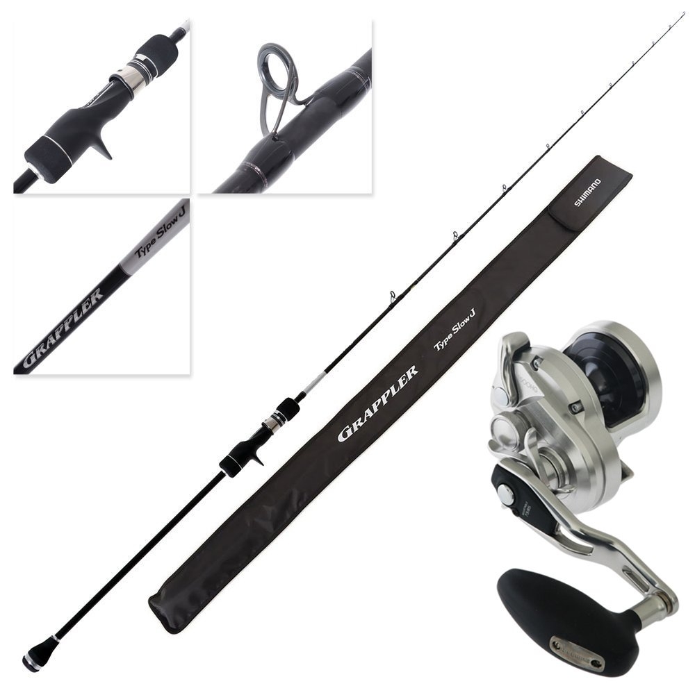 Shimano Ocea Jigger 1500 HG 25 Grappler Type SJ OH Slow Jig Combo 6ft 6in 330g 2pc