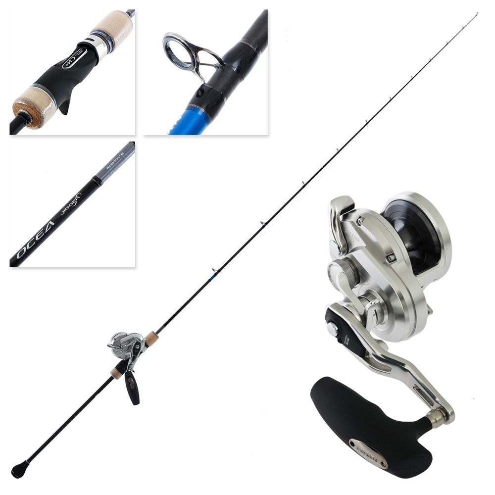 Shimano Ocea Jigger 2000NR HG Motive B610-4 OH Slow Jig Combo 6ft 10in PE3 160-380g 2pc