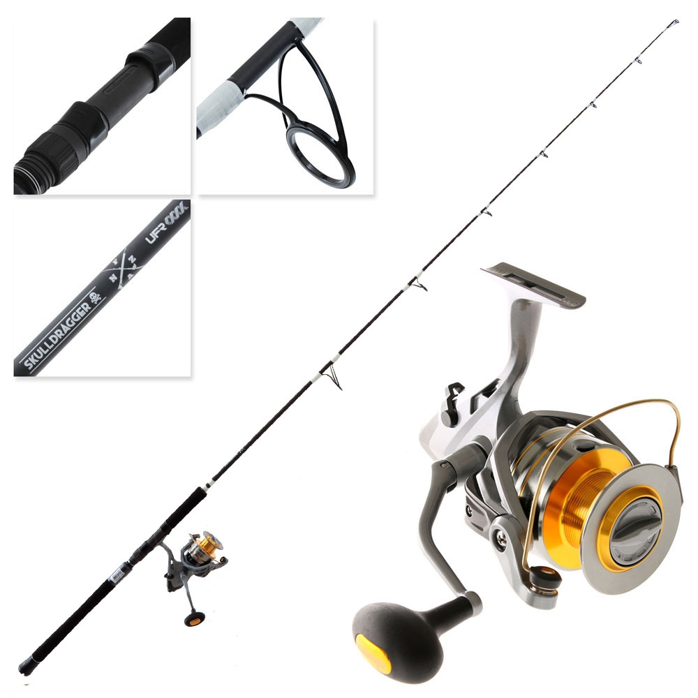 Okuma Baitfeeder Avenger 8000 SkullDragger Strayline Combo 7ft 10-15kg 1pc