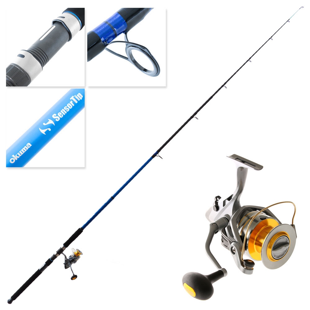 Okuma Baitfeeder Avenger 8000 Sensor Tip Surfcasting Combo 10ft 15kg 3pc