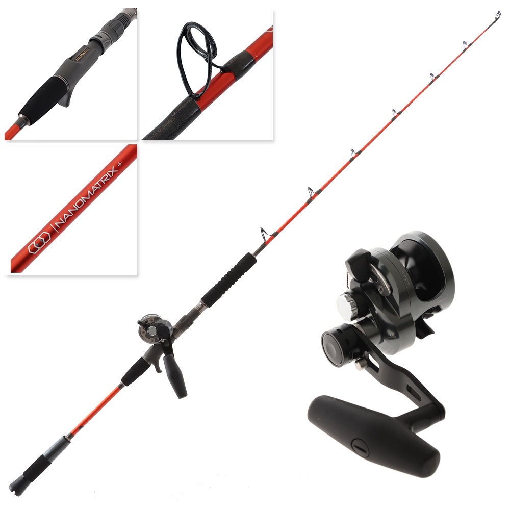 Okuma Alijos 5 Narrow 2-Speed Nano Matrix Plus Jigging Combo 5ft 200-350g 1pc