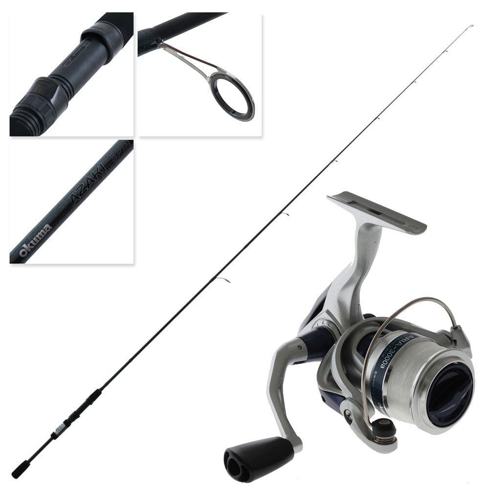 Okuma Aria 3000A Azaki Light Trout Spin Combo with Mono 7ft 2pc
