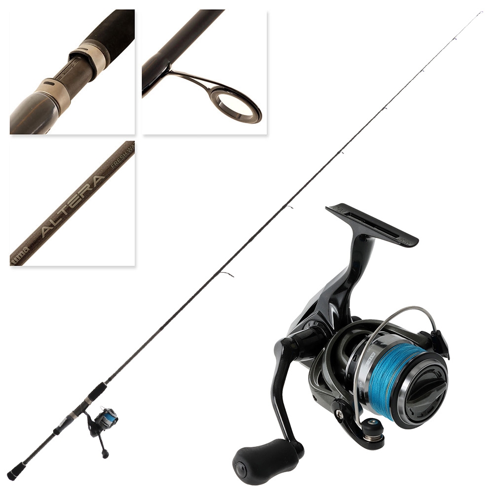 Okuma Altera 30 Spinning Combo with 15lb Braid 7ft 3-14g 2pc